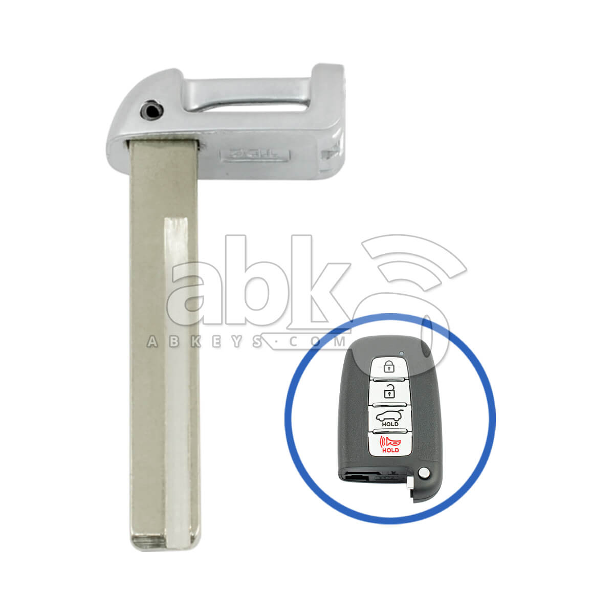 Hyundai Kia 2012+ Smart Key Blade HYN17R - ABK-4224 - ABKEYS.COM