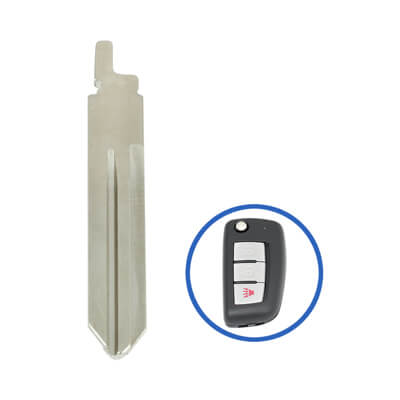 Nissan Renault 2014+ Flip Remote Key Blade NSN14 - ABK-4225 - ABKEYS.COM