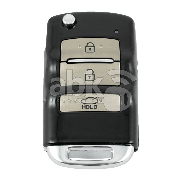 Genuine Kia Cadenza 2013+ Flip Remote 3Buttons 95430-3R300 433MHz RKE-4F11 - ABK-4282 - ABKEYS.COM