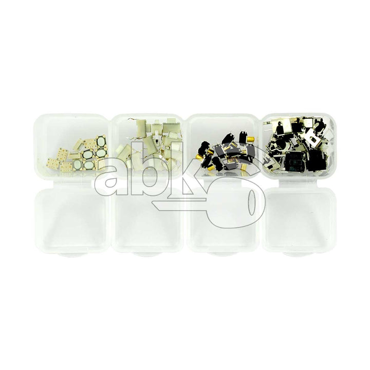 Remote Tactile Switch Buttons Box With 280Pcs For All Models - ABK-4299 - ABKEYS.COM