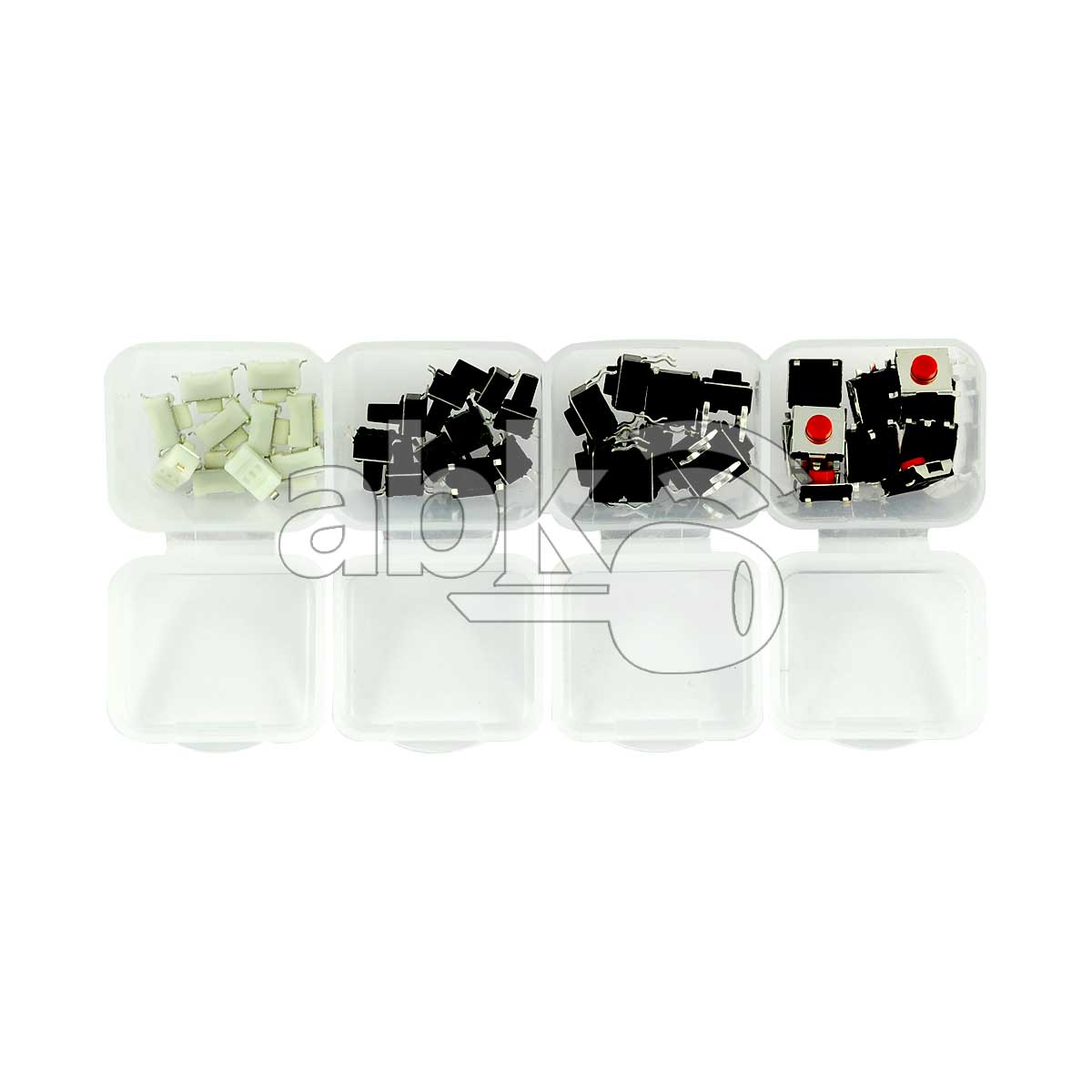 Remote Tactile Switch Buttons Box With 280Pcs For All Models - ABK-4299 - ABKEYS.COM
