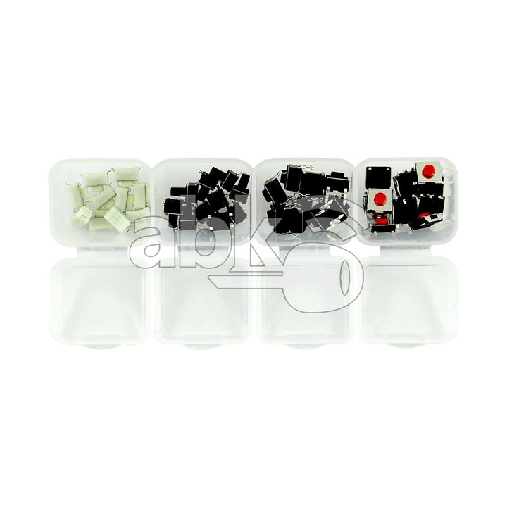 Remote Tactile Switch Buttons Box With 280Pcs For All Models - ABK-4299 - ABKEYS.COM