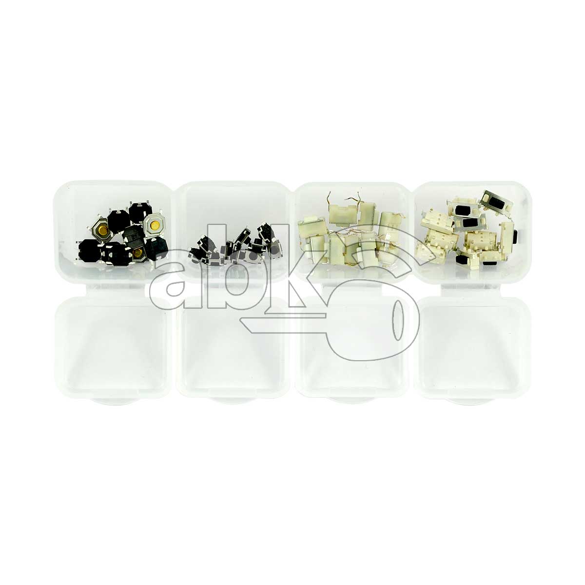 Remote Tactile Switch Buttons Box With 280Pcs For All Models - ABK-4299 - ABKEYS.COM