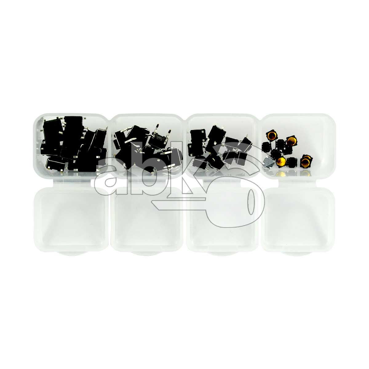 Remote Tactile Switch Buttons Box With 280Pcs For All Models - ABK-4299 - ABKEYS.COM