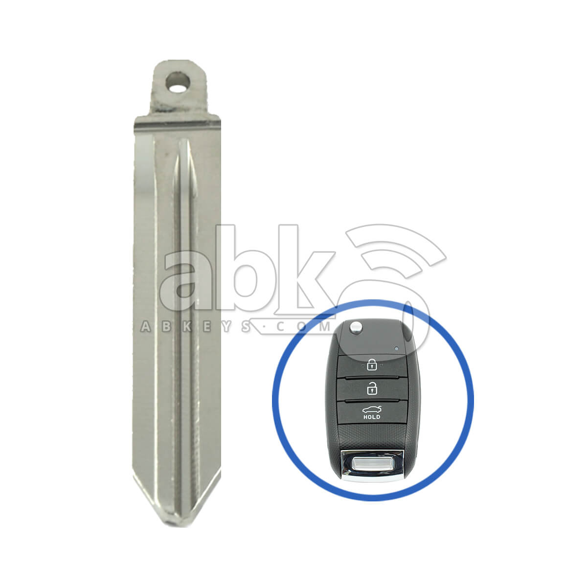Kia Cerato Forte K3 2012+ Flip Remote Key Blade 81996 A7000 HYN14R   ABK 4335   ABKEYS
