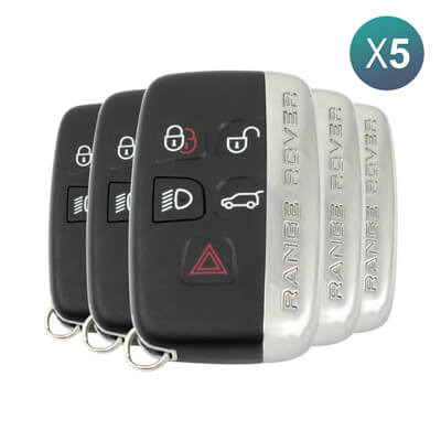 Range Rover Sport, Vogue, Evoque 2010+ Llave Inteligente, 5Botones 5E0U40247 433MHz, KOBJTF10A 5 Uds Lote
