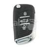 Peugeot 2010+ Flip Remote Cover 3Buttons VA2 - ABK-4368 - ABKEYS.COM