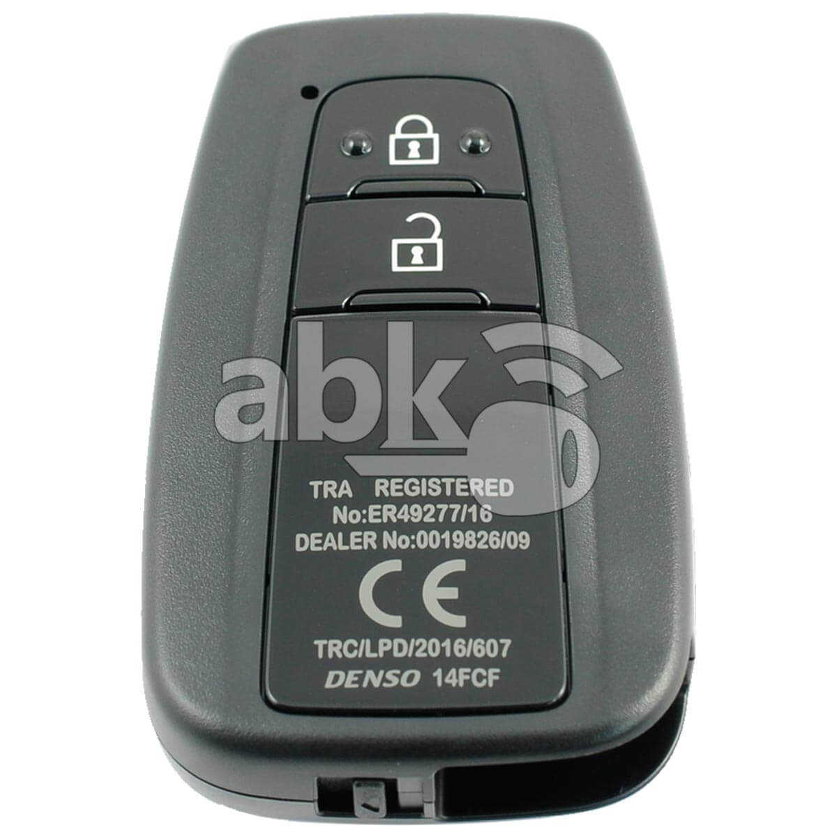 Genuine Toyota Land Cruiser Prado 2018+ Smart Key 2Buttons 89904-60L70 433MHz 14FCF P1 A8 - ABK-4425