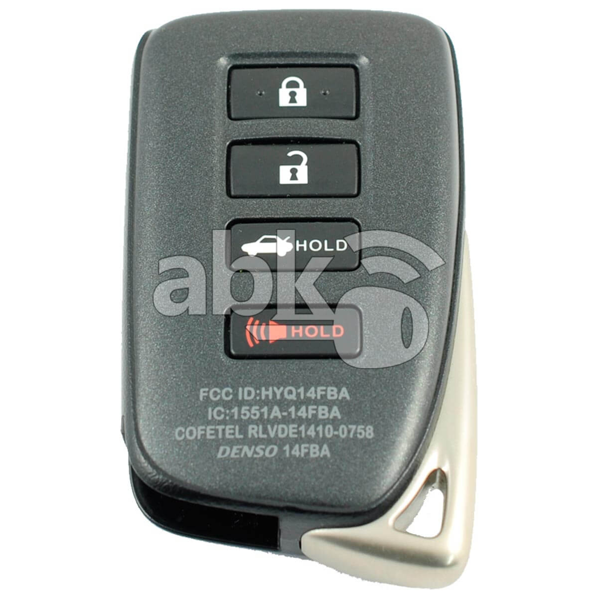 Genuine Lexus IS RC 2014+ Smart Key 4Buttons 89904 53610 315MHz HYQ14FBA P1 A8   ABK 4427  