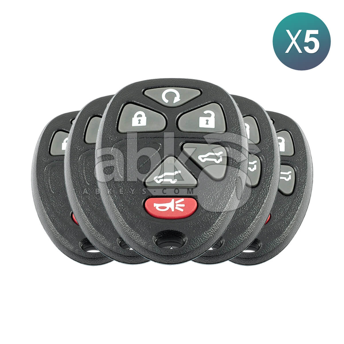 Gmc Yukon Chevrolet Suburban Tahoe 2007+ Remote Control 5Pcs Offer 6Buttons 315MHz 22756462  