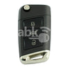 Volkswagen Flip Remote Cover 3Buttons Convert To MQB Style HU66 - ABK-4462 - ABKEYS.COM