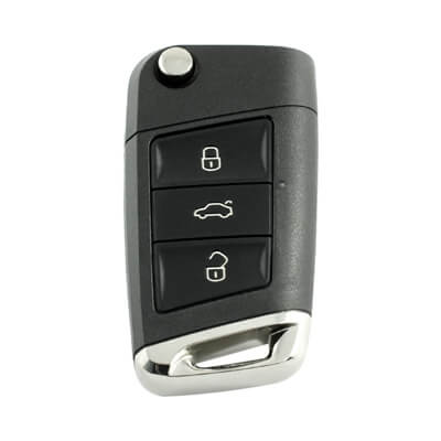 Volkswagen Flip Remote Cover 3Buttons Convert To MQB Style HU66 - ABK-4462 - ABKEYS.COM