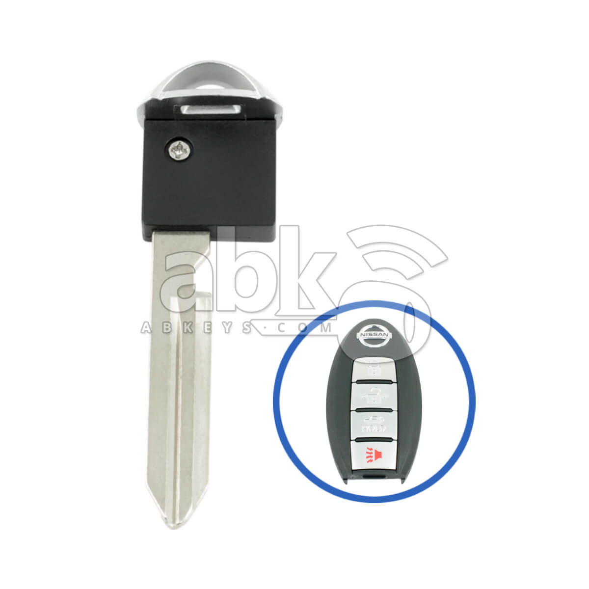 Nissan Infiniti 2007+ Smart Key Blade H0564 EG010 H0564 JA00A NSN14   ABK 446   ABKEYS