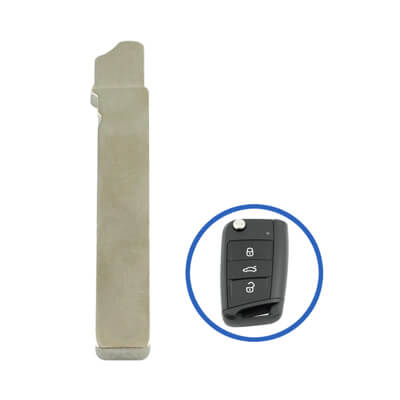 Volkswagen Audi Seat 2013+ Flip Remote Key Blade HU162 - ABK-4471 - ABKEYS.COM