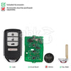 Autel Universal Smart Key 4Buttons Honda Style IKEYHD004AL - ABK-4478-IKEYHD004AL - ABKEYS.COM