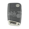 Volkswagen Golf7 Tiguan 2013+ Flip Remote 3Buttons 433MHz HU66 5G0 959 753 - ABK-4486 - ABKEYS.COM