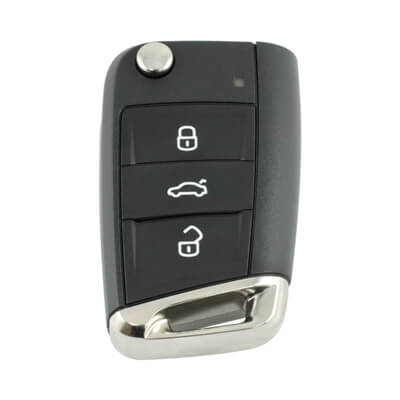 Volkswagen Golf7 Tiguan 2013+ Flip Remote 3Buttons 5G0 959 753 433MHz HU66 - ABK-4486 - ABKEYS.COM