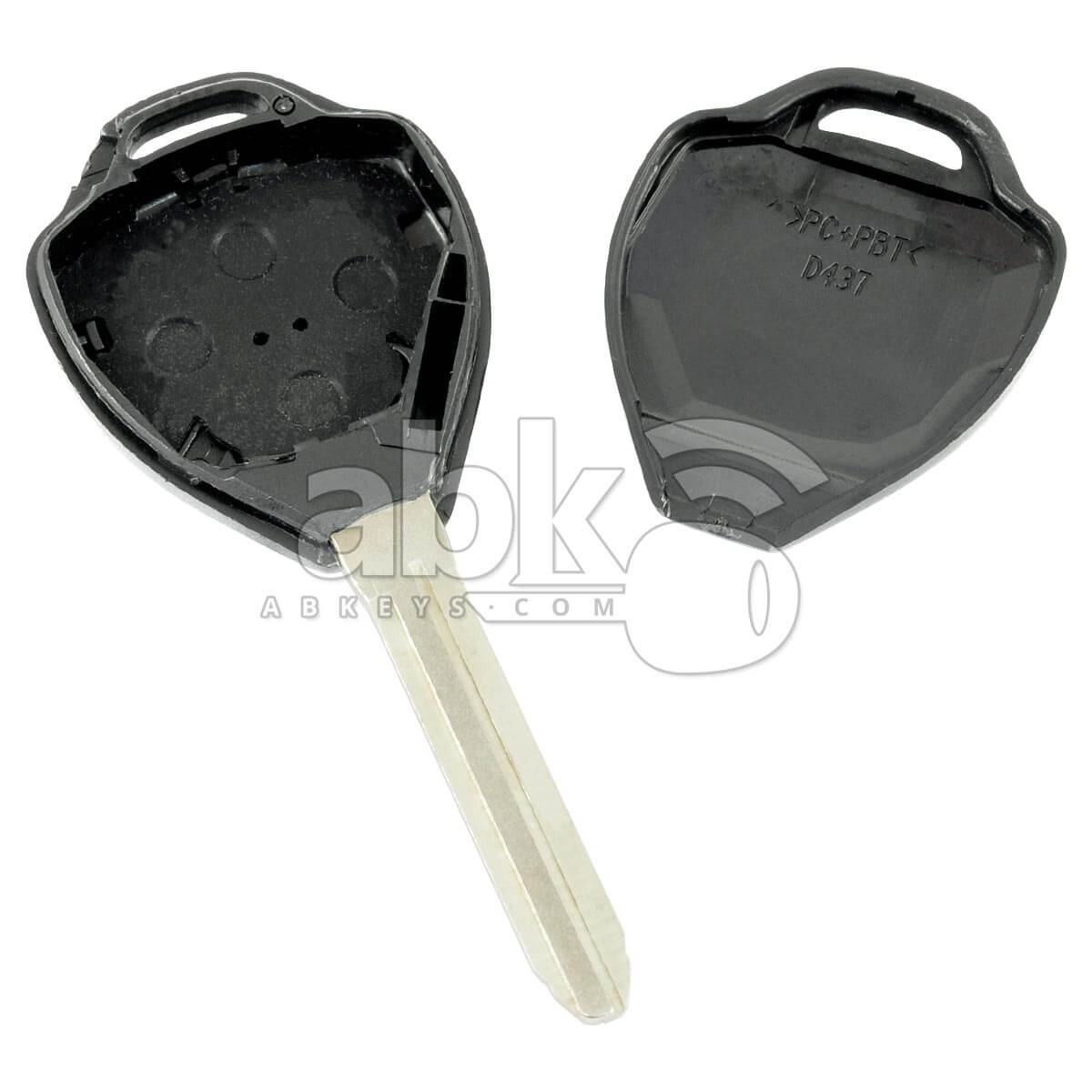 Toyota 2006+ Key Head Remote Cover 4Buttons TOY43 - ABK-448 - ABKEYS.COM