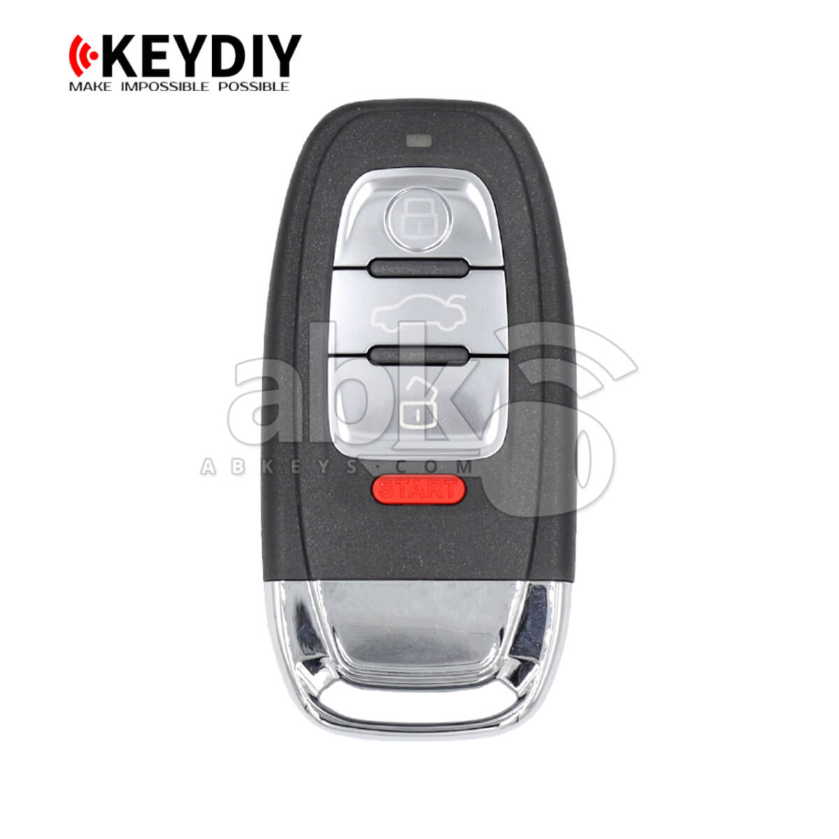 KeyDiy KD Universal Smart key ZB Series Audi Type With 4Buttons ZB01-4 - ABK-4499-ZB01-4 -