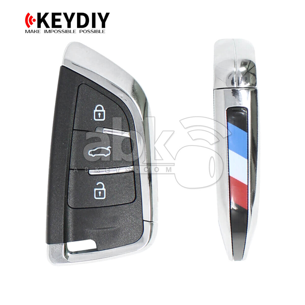 KeyDiy KD Universal Smart key ZB Series Bmw Type With 3Buttons ZB02 3   ABK 4499 ZB02 3   ABKEYS