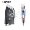 KeyDiy KD Universal Smart key ZB Series Bmw Type With 3Buttons ZB02-3 - ABK-4499-ZB02-3 - ABKEYS.COM