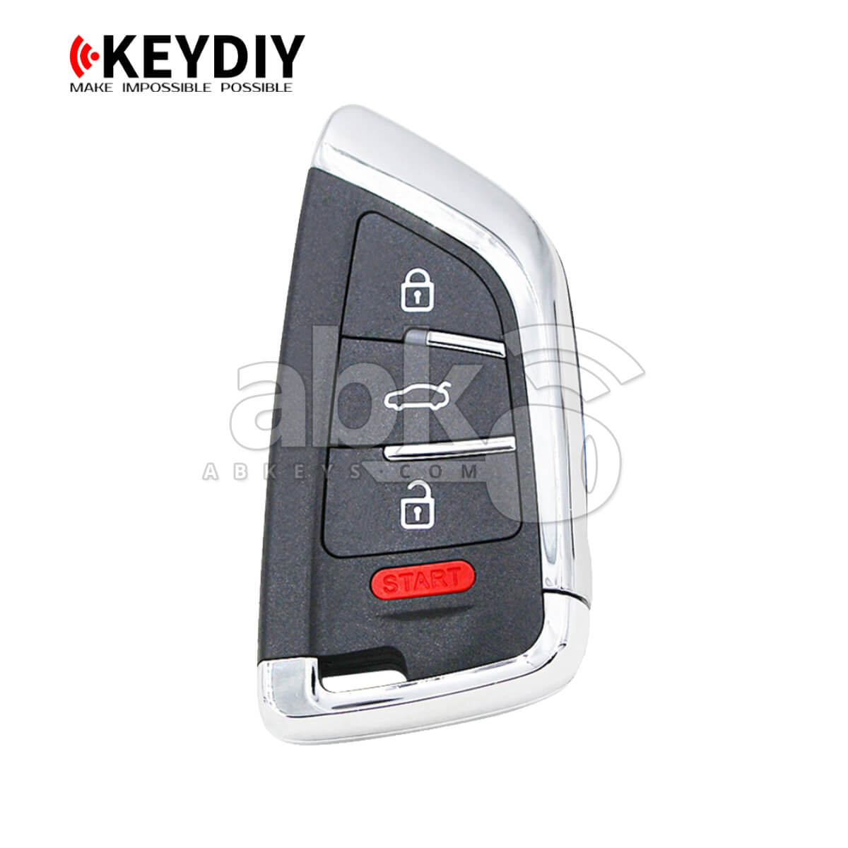 KeyDiy KD Universal Smart key ZB Series Bmw Type With 4Buttons ZB02-4 - ABK-4499-ZB02-4 - ABKEYS.COM