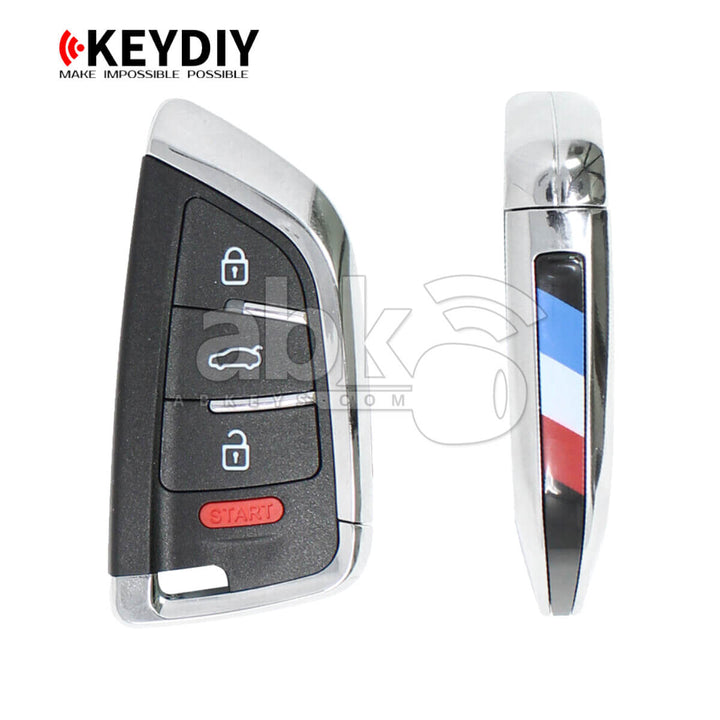 KeyDiy KD Universal Smart key ZB Series Bmw Type With 4Buttons ZB02-4 - ABK-4499-ZB02-4 - ABKEYS.COM