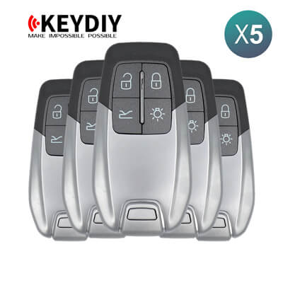 KeyDiy KD Clé Intelligente Universelle Série ZB Type Alfa Romeo Avec 4Boutons ZB06 5 pièces Lot