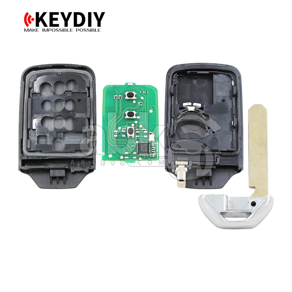 KeyDiy KD Universal Smart key ZB Series Honda Type With 4Buttons ZB10 4   ABK 4499 ZB10 4  