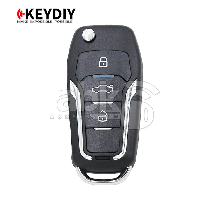 KeyDiy KD Universal Smart key ZB Series Ford Type With 3Buttons ZB12-3 - ABK-4499-ZB12-3 -