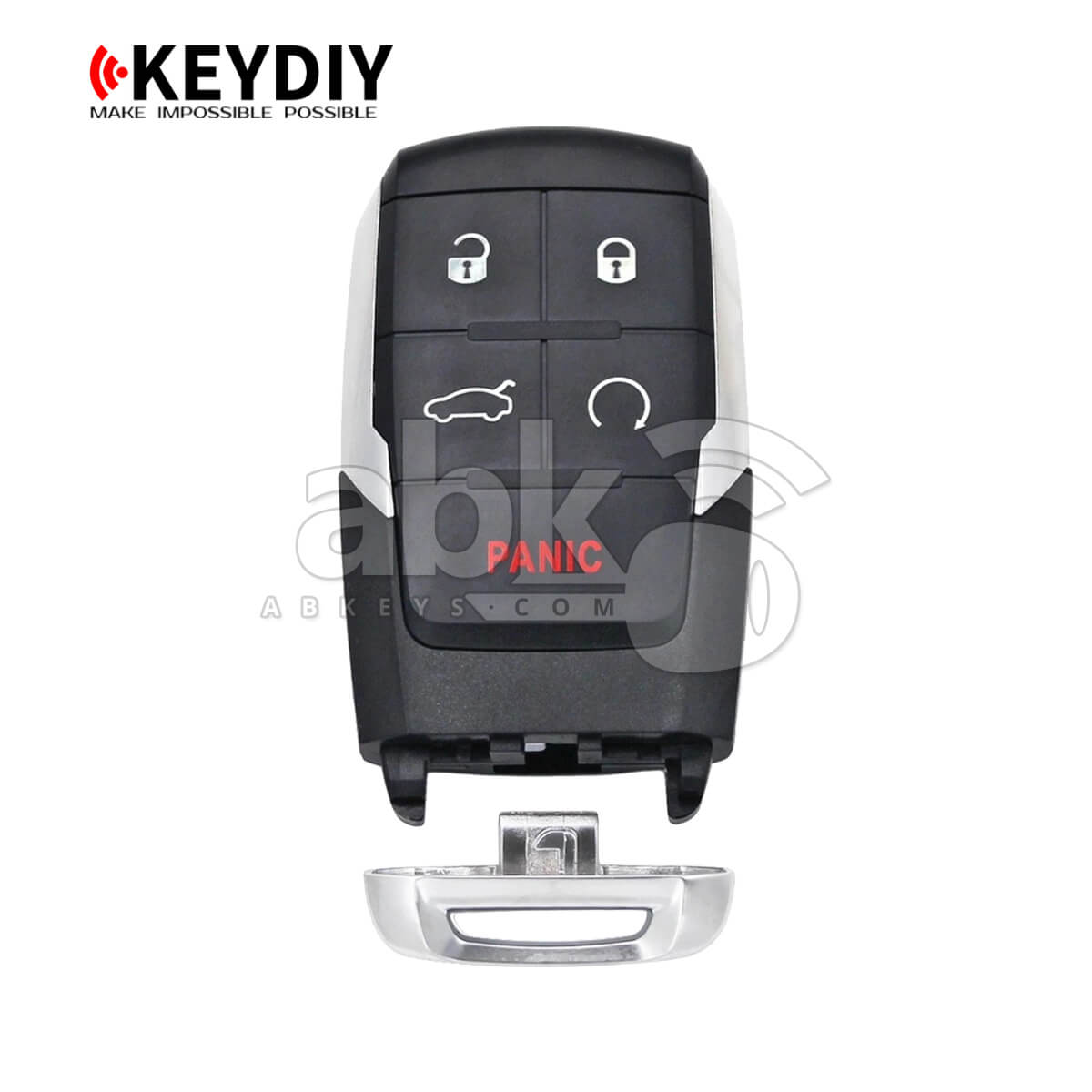 KeyDiy KD Universal Smart key ZB Series Dodge Type With 5Buttons ZB18 - ABK-4499-ZB18 - ABKEYS.COM