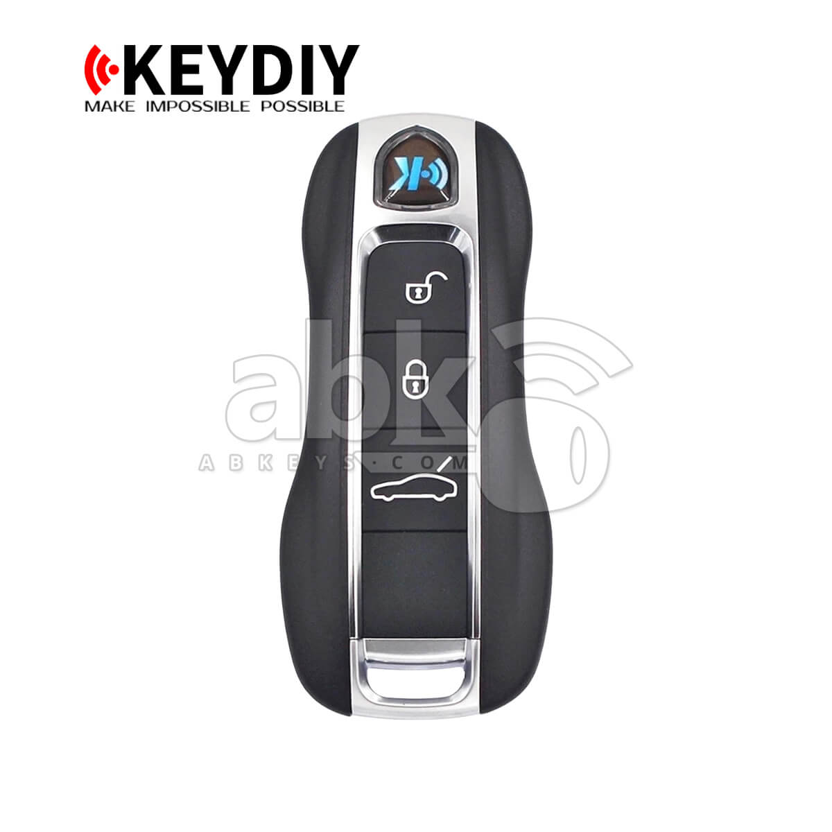 KeyDiy KD Universal Smart key ZB Series Porsche Type With 3Buttons ZB19 - ABK-4499-ZB19 - ABKEYS.COM