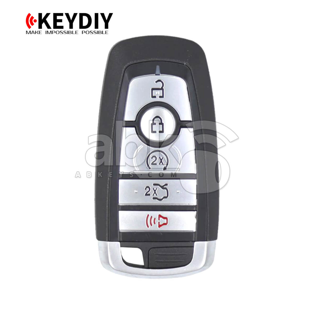 KeyDiy KD Universal Smart key ZB Series Ford Type With 5Buttons ZB21-5 - ABK-4499-ZB21-5 -