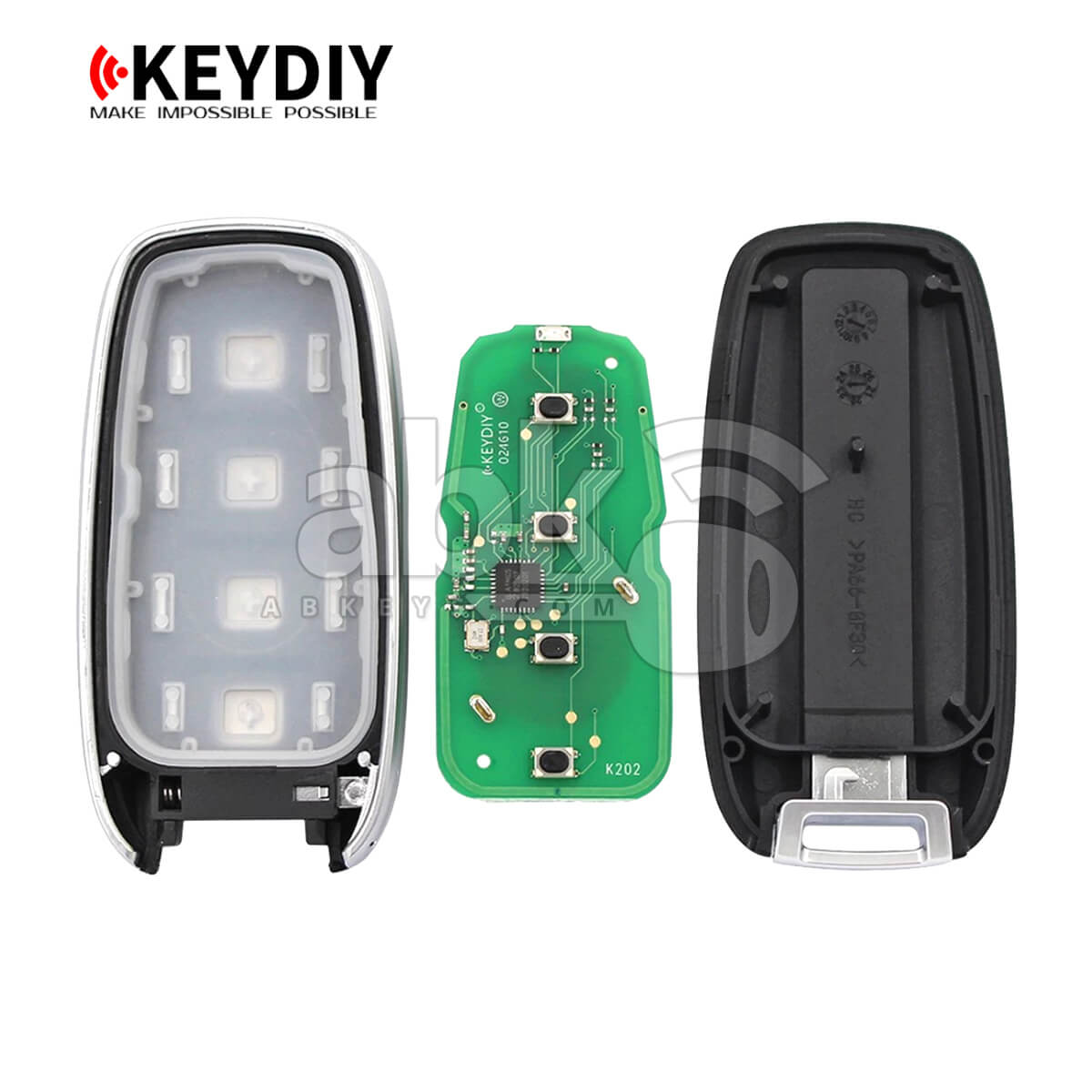 KeyDiy KD Universal Smart key ZB Series Chrysler Type With 4Buttons ZB27   ABK 4499 ZB27  