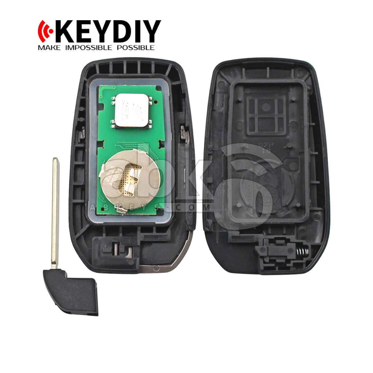 KeyDiy KD Universal Smart key ZB Series Toyota Type With 3Buttons ZB35 3   ABK 4499 ZB35 3  