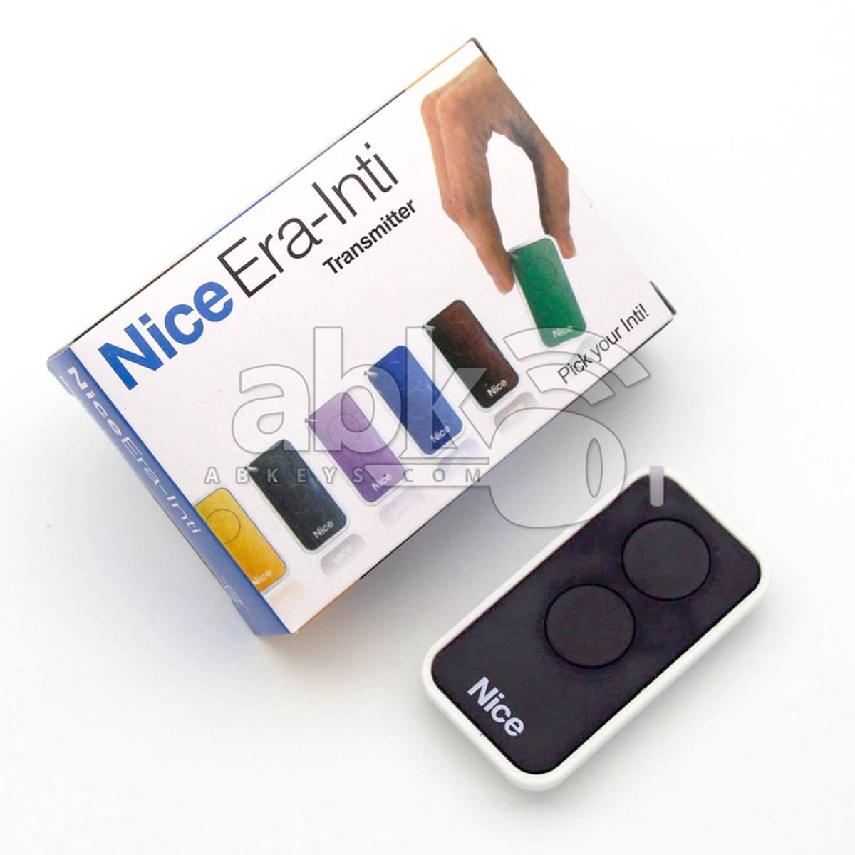 Nice Era INTI 2 Remote Control 2Buttons 433MHz Rolling Code ERA INTI2   ABK 45 06   ABKEYS
