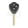 Toyota 2006+ Key Head Remote Cover 3Buttons TOY43 - ABK-450 - ABKEYS.COM