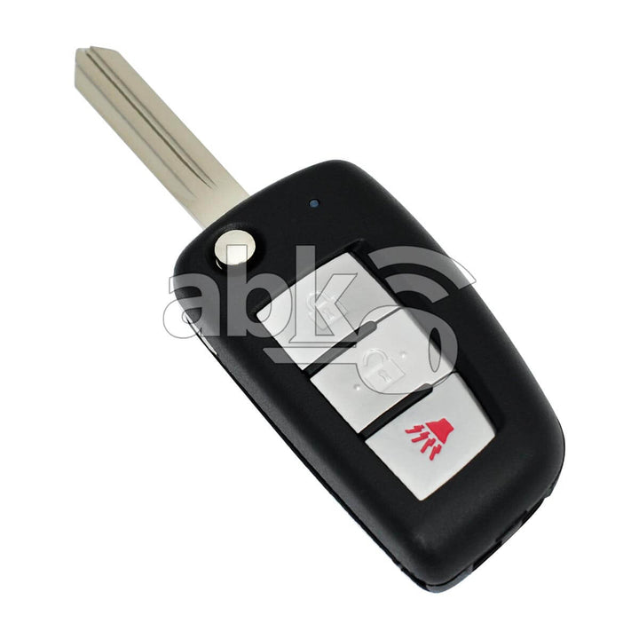 Nissan Flip Remote 3Buttons 315MHz NSN14 - ABK-4513 - ABKEYS.COM
