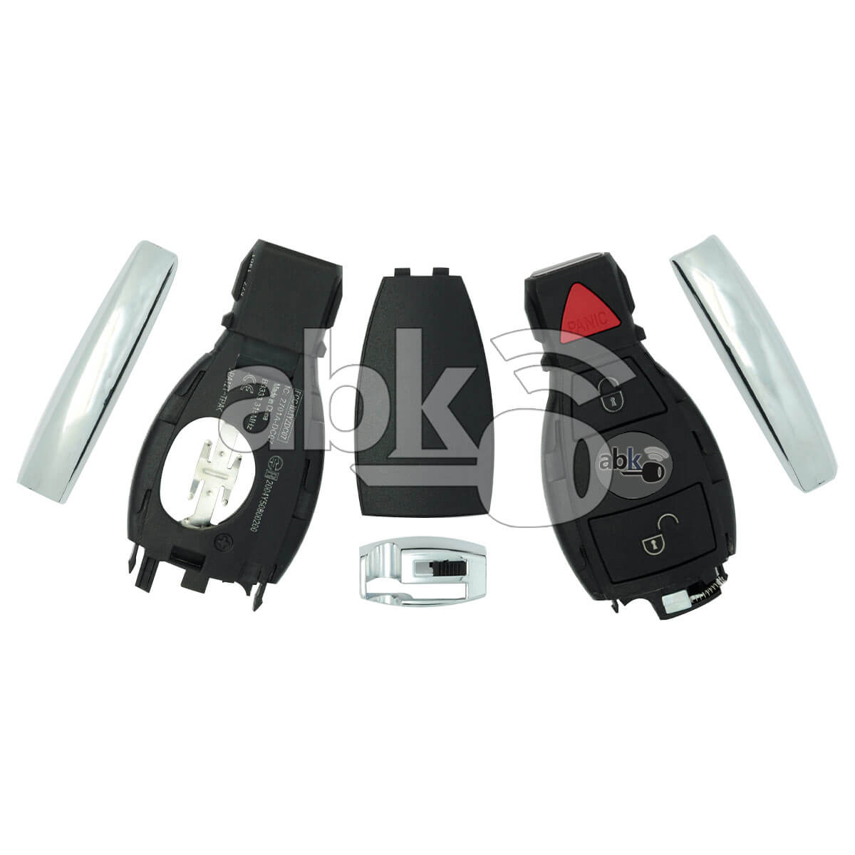 Mercedes Benz BGA BE 2007+ Smart Key Cover 3Buttons   ABK 4524   ABKEYS