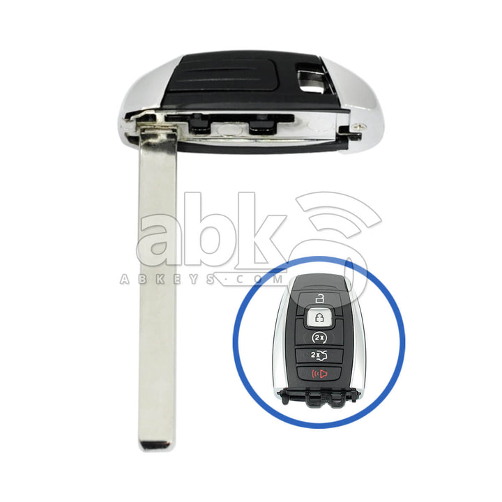 Lincoln Continental MKC MKX MKZ Navigator 2017+ Smart Key Blade 5929533 164-R8170 HU101 - ABK-4527 -