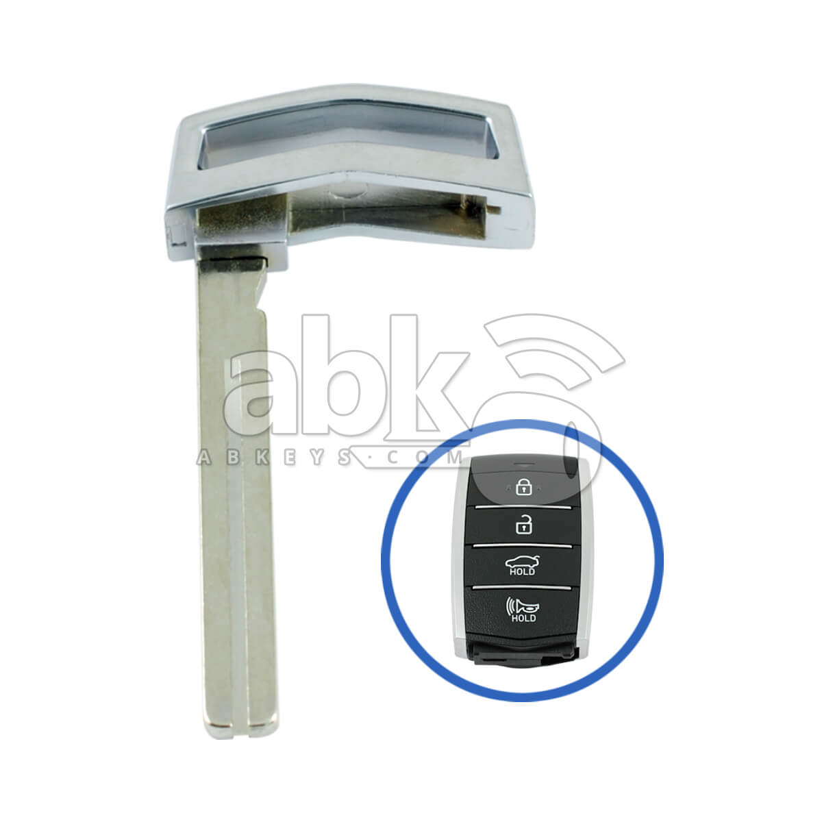 Hyundai Genesis 2017+ Smart Key Blade 81996 D2000 TOY40   ABK 4539   ABKEYS