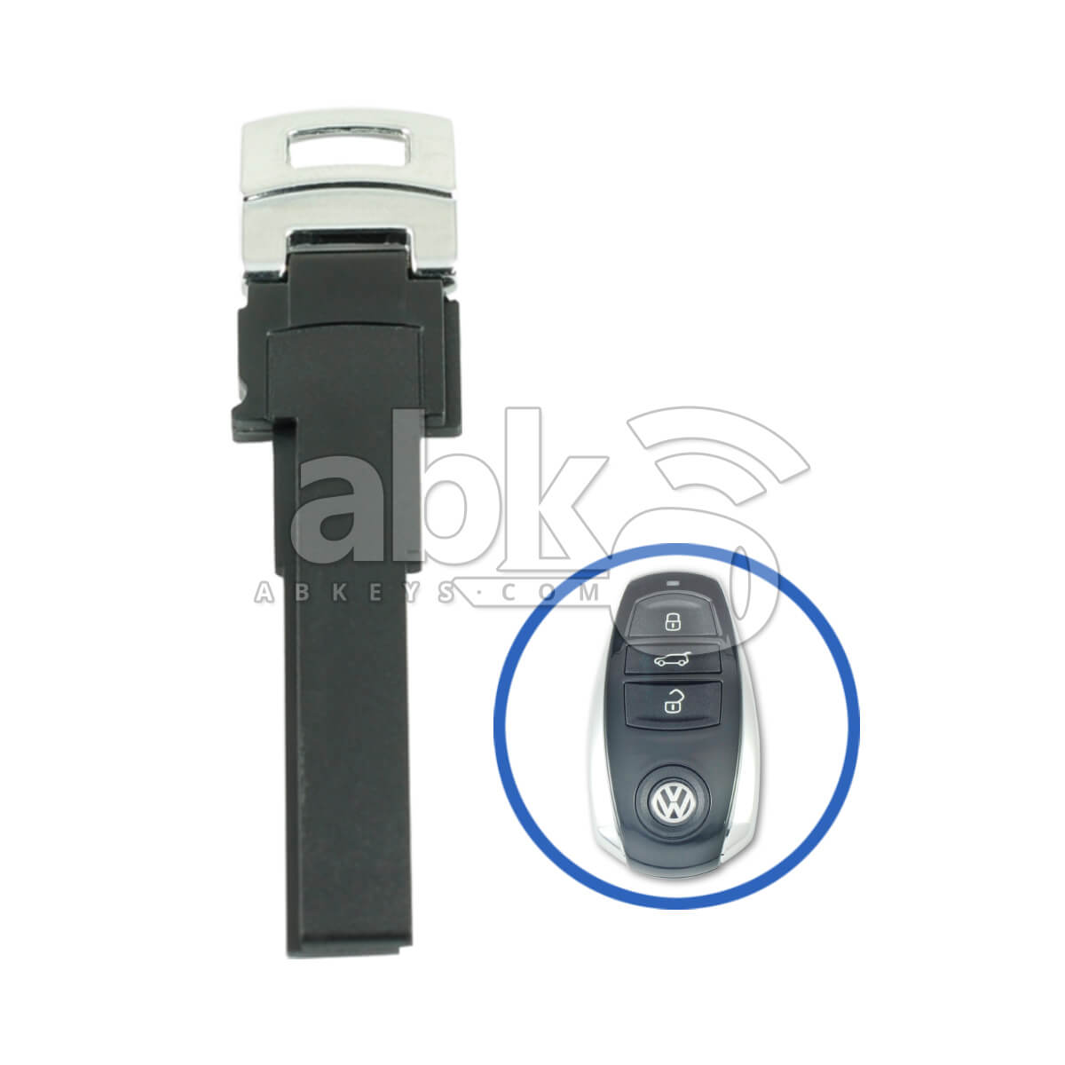 Volkswagen Touareg 2011+ Smart Key Blade HU66 - ABK-4542 - ABKEYS.COM