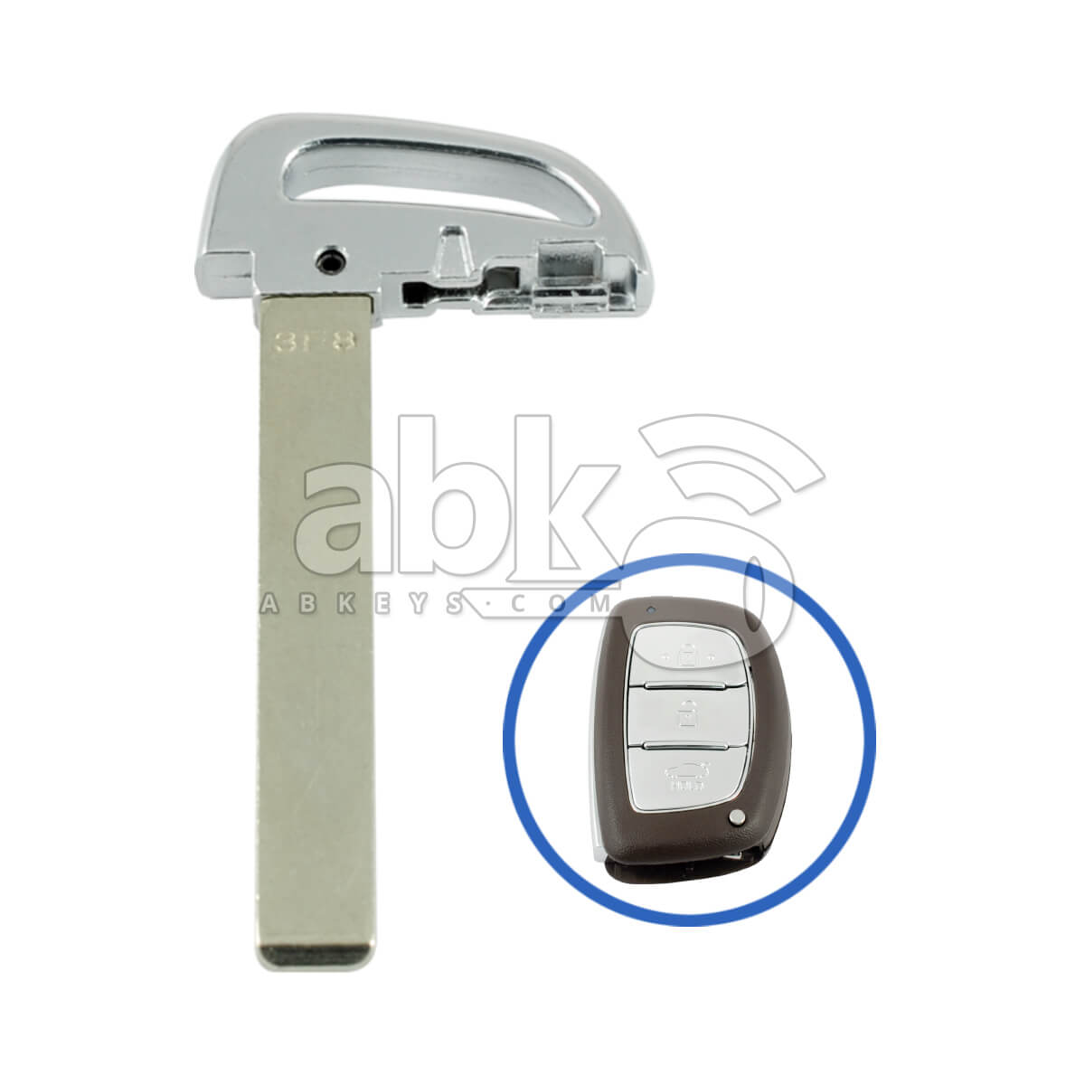 Genuine Hyundai Ioniq 2016+ Smart Key Blade 81996 G2100 HU134   ABK 4544   ABKEYS