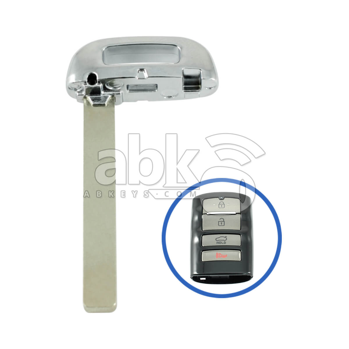 Genuine Kia Cadenza 2016+ Smart Key Blade 81996-C5050 KIA9TE - ABK-4547 - ABKEYS.COM