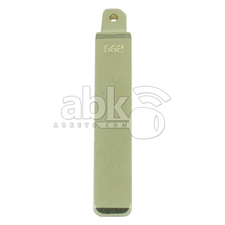 Genuine Kia Picanto Morning 2017+ Flip Remote Key Blade 81996-G6100 HU134 - ABK-4554 - ABKEYS.COM