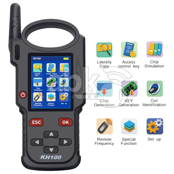 Lonsdor KH100 KH100E Remote Key Programmer & Smart Key Programmer Device - ABK-4566 - ABKEYS.COM