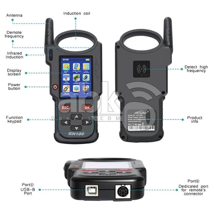 Lonsdor KH100 KH100E Remote Key Programmer & Smart Key Programmer Device - ABK-4566 - ABKEYS.COM