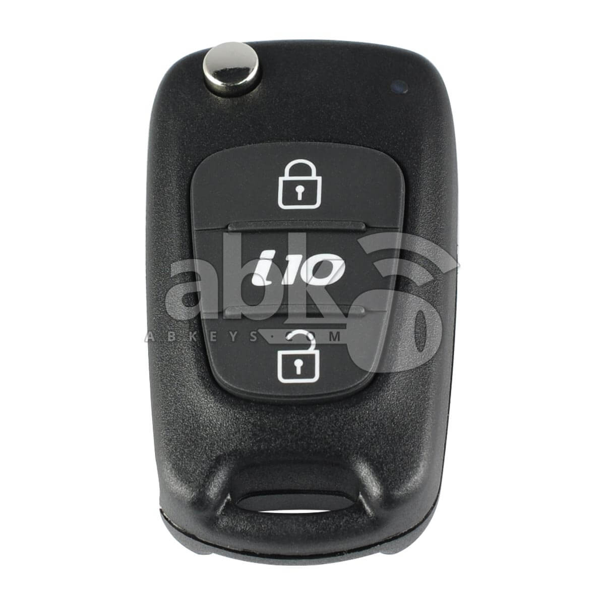 Genuine Hyundai I10 2010+ Flip Remote 2Buttons 95430-0X010 433MHz HM-T030 - ABK-4598 - ABKEYS.COM