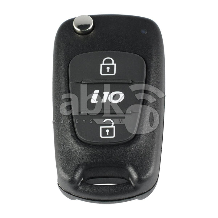 Genuine Hyundai I10 2010+ Flip Remote 2Buttons 95430-0X010 433MHz HM-T030 - ABK-4598 - ABKEYS.COM