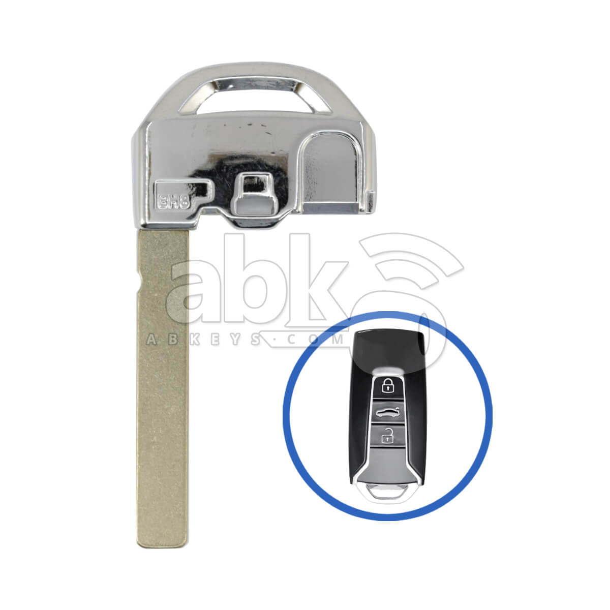 Volkswagen Touareq 2019+ Smart Key Blade HU162   ABK 4602   ABKEYS